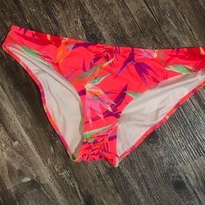 Tropical Color Bikini Bottoms-PINK VS